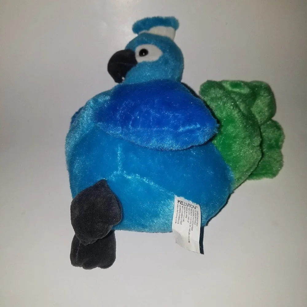 Kellytoy Blue Peacock Plush 12